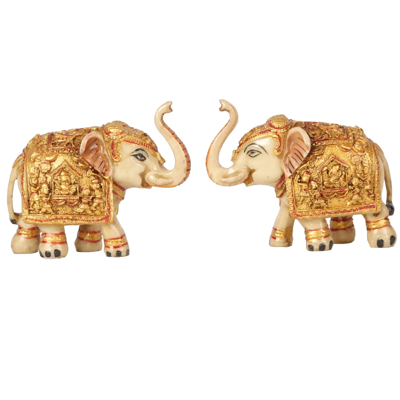 Wealth & Wisdom Elephants pair - Image 5